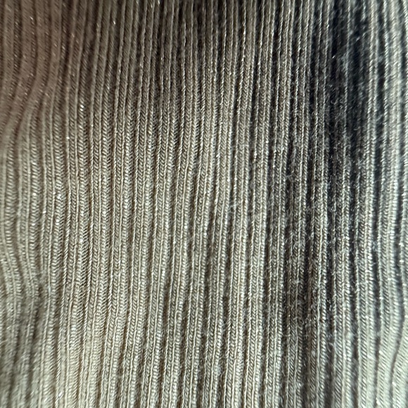 Express Olive-Tan Ribbed Strapless Tube Top - Picture 5 of 5